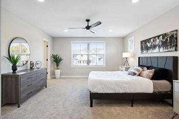 Spacious bedrooms